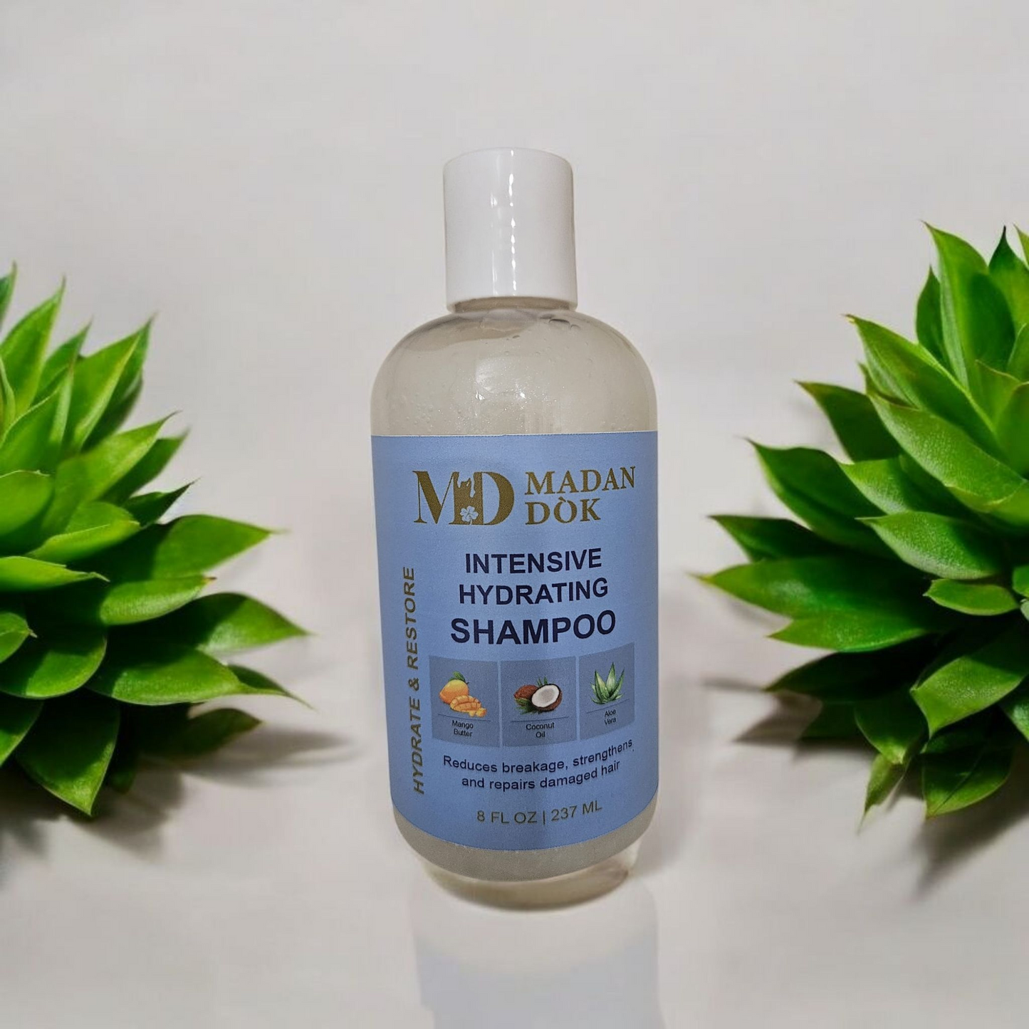 Intensive Hydrating Shampoo-for Dry, damaged Hair, Hydrate& Restore 8 Fl Oz/237 ml