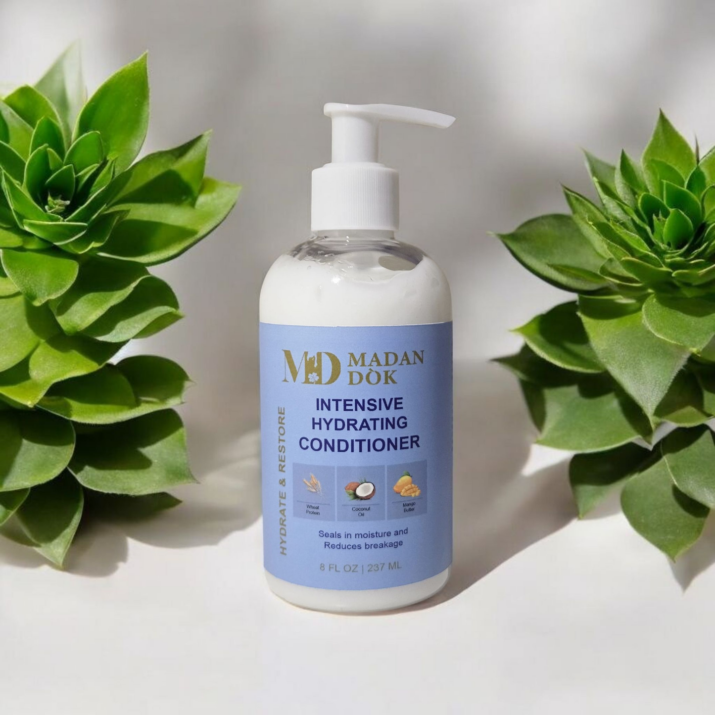 Intensive Hydrating Conditioner for Dry, Damaged hair, Hydrate & Restore (8 Fl Oz/237 ml)